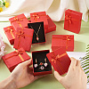 Rectangle Paper Jewelry Set Storage Boxes with Bowknot CON-TAC0014-04D-15