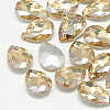 Pointed Back Glass Rhinestone Cabochons RGLA-T081-6x8mm-06-1