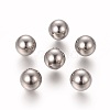 304 Stainless Steel Beads STAS-WH0014-17F-2