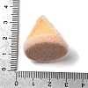 Christmas Flocky Opaque Resin Pendants RESI-F062-04F-3