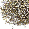 Plated Glass Seed Beads SEED-S016-06-3