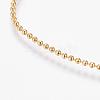 Eco-Friendly Rack Plating Brass Chain Necklaces MAK-G002-06G-C-FF-3