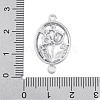 Brass Pave Clear Cubic Zirconia Connector Charms KK-Z066-10P-3