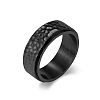 Textured 304 Stainless Steel Finger Rings FS-WG2C156-13-1