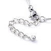 304 Stainless Steel Charm Bracelets BJEW-JB05130-4