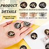 Olycraft 24Pcs 4 Style 1-Hole Alloy Rhinestone Shank Buttons BUTT-OC0001-34-2