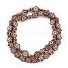 Czech Pressed Glass Beads GLAA-I061-32B-2