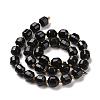 Natural Obsidian Beads Strands G-I338-05-3