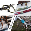  3Pcs 3 Style Outdoor EDC Tool Titanium Alloy Parachute Rope European Beads FIND-NB0004-97A-6