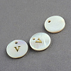 Freshwater Shell Pendants SSHEL-S249-V-2