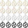 Unicraftale 40Pcs 4 Colors 304 Stainless Steel Charms STAS-UN0030-85-1