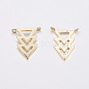 Long-Lasting Plated Brass Charms KK-F741-26G-2