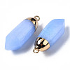 Natural White Jade Pointed Pendants G-Q998-009A-3