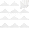 48Pcs 4 Styles Triangle Plastic Furniture Corner Guards AJEW-BC0007-83B-1