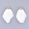 Polyester Tassel Big Pendant Decorations FIND-T042-16-1