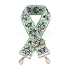 Flower Pattern Nylon Canvas Handbag Webbing Bag Straps PW-WG871BD-09-1