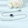 304 Stainless Steel & Cubic Zirconia Stud Earrings & Pendant Necklaces & Link Bracelets Sets SA-CBADCF0-02P-3