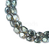 Electroplate Glass Beads Strands EGLA-N008-016-B01-3