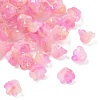 Transparent Glass Beads Caps GLAA-B028-01-2