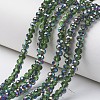 Electroplate Transparent Glass Beads Strands LS-EGLA-A034-T6mm-Q04-1