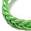 Sparkling Plastic Cord Braided Stretch Bracelets BJEW-R313-04D-2