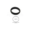 Synthetic Hematite Plain Band Rings BK4832-38-1