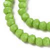 Opaque Solid Color Imitation Jade Glass Beads Strands EGLA-A044-P6mm-D30-3