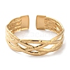 304 Stainless Steel Cuff Bangles for Women BJEW-K263-05G-05-2