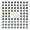 100Pcs 8mm Natural Ruby in Zoisite Round Beads DIY-LS0002-05-2