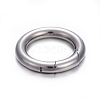 Tarnish Resistant 201 Stainless Steel Spring Gate Rings STAS-F221-41P-2