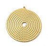 Manual Polishing 304 Stainless Steel Pendants STAS-P335-46G-1