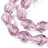 Transparent Glass Beads Strands EGLA-N013-T4mm-D02-3