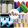  f 40Pcs 4 Style Schima Wood Sewing Embroidery Thread Spool ODIS-PH0001-33-5