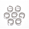 Tarnish Resistant 304 Stainless Steel Twisted Jump Rings STAS-G225-12P-01-1