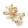 Brass Micro Pave Cubic Zirconia Pendants KK-U061-22G-2
