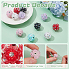 12Pcs 6 Colors Handmade Polymer Clay Beads CLAY-PH0002-10-4