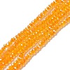 Electroplate Glass Beads Strands EGLA-A034-T2mm-B01-1