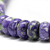Synthetic Ocean White Jade Beads Strands LS-G-S257-5x10mm-01-3