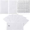 CRASPIRE 100Pcs Kraft Paper Envelopes AJEW-CP0007-43A-1