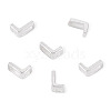 6Pcs 925 Sterling Silver Hollow Initial Beads STER-TA0001-53L-2