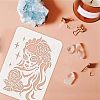 Plastic Reusable Drawing Painting Stencils Templates DIY-WH0202-359-3