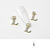 Alloy Rhinestone Cabochons MRMJ-T056-93G-L-1
