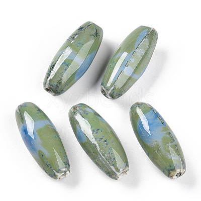 Handmade Porcelain Beads PORC-N008-07L-1