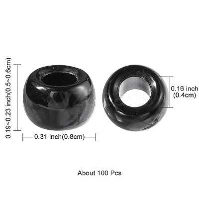 Resin European Beads RESI-YW0001-34A-1