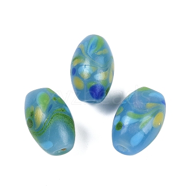 Opaque Handmade Lampwork Beads BLOW-D006-05F-1