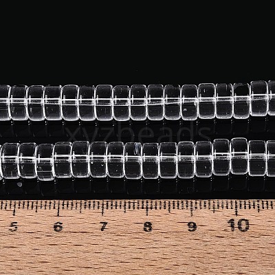 Transparent Glass Beads Strands GLAA-N026-2x4mm-T06-1