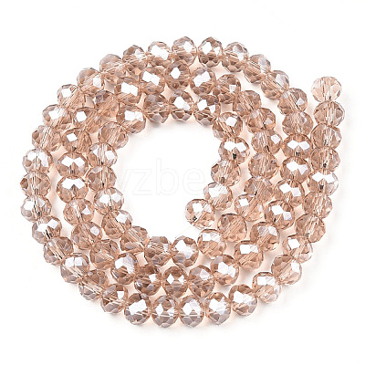 Electroplate Glass Beads Strands EGLA-A034-T10mm-A29-1