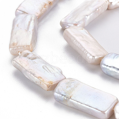 Natural Keshi Pearl Beads Strands PEAR-S020-D03-1