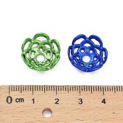 UV Plated ABS Bead Caps OACR-D316-04B-1