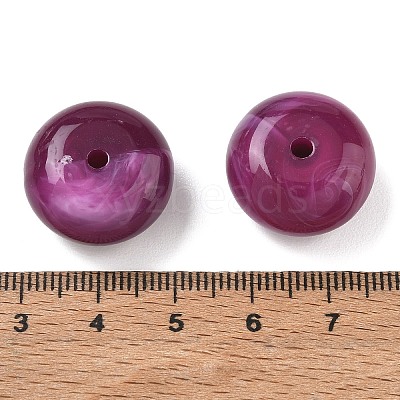 Two Tone Acrylic Beads AC-CBABA33-01K-1